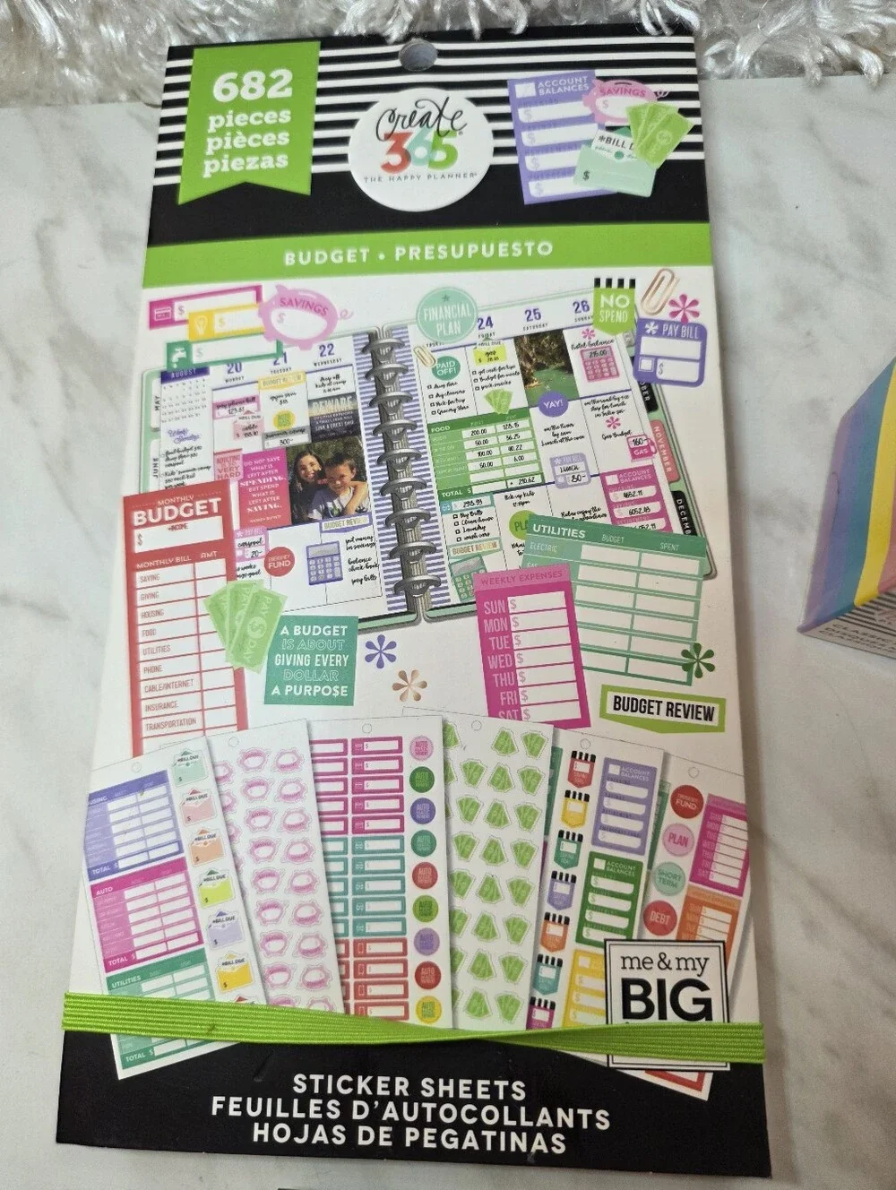 The Happy Planner bright multicolor